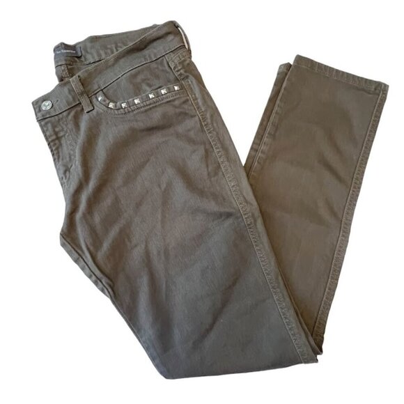 Levi's Denim - Levis Green 524 Too Superlow Skinny Jeans 13M